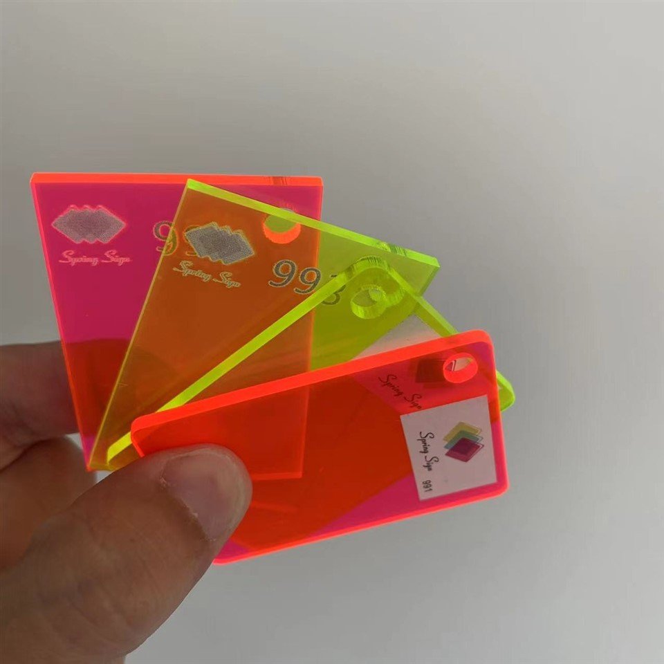 Color Fluorescent Plexiglass Acrylic Sheets