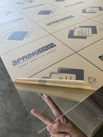 Laser Cut Clear Cast Acrylic Sheet 1