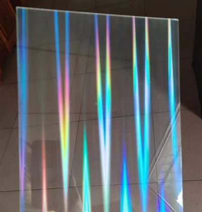 Folha acrílica de pacote iridescente